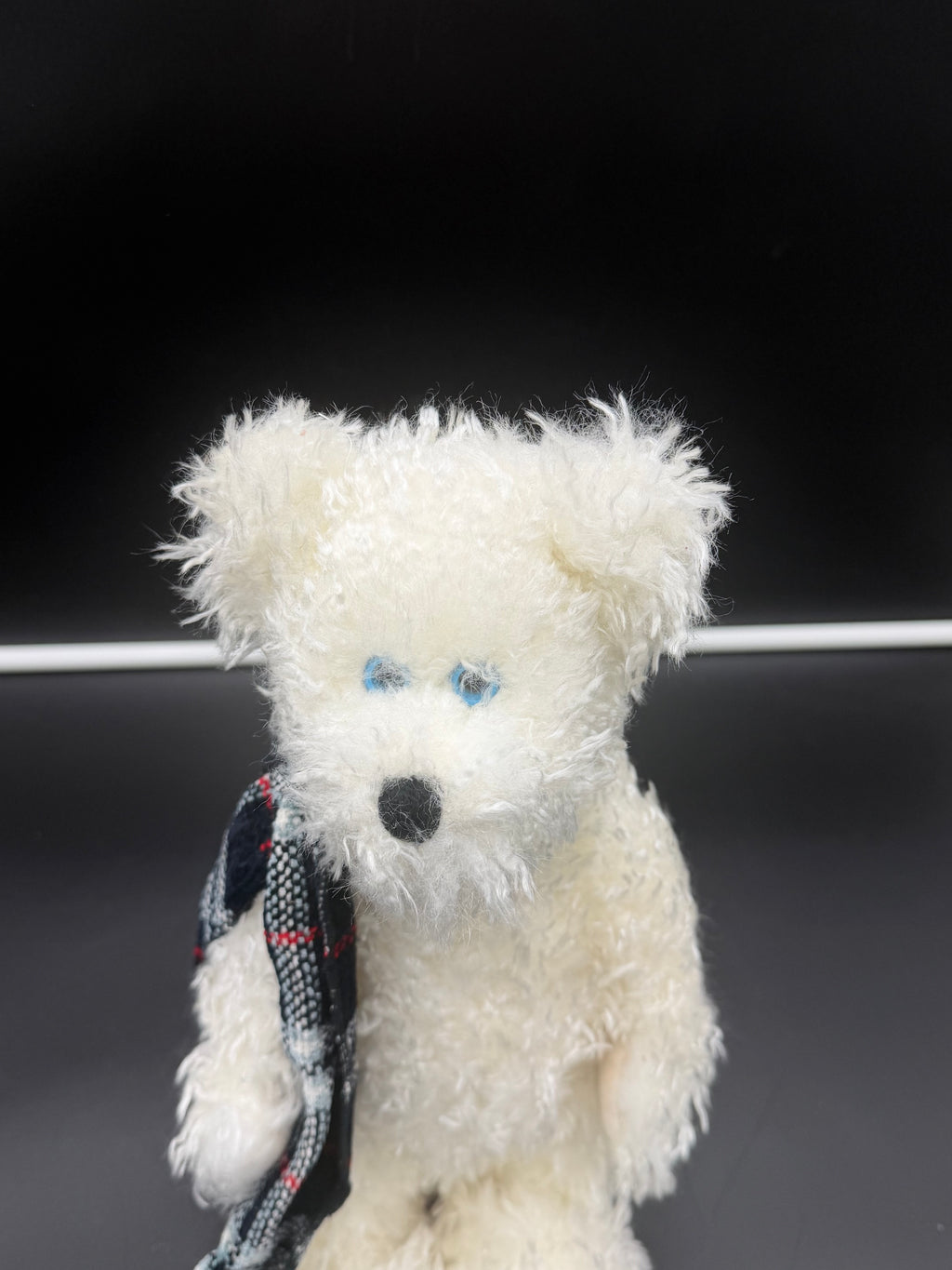 Vintage 1999 Boyds Bears Anissa Whittlebear Plush 12" Jointed White Teddy Bear #912650
