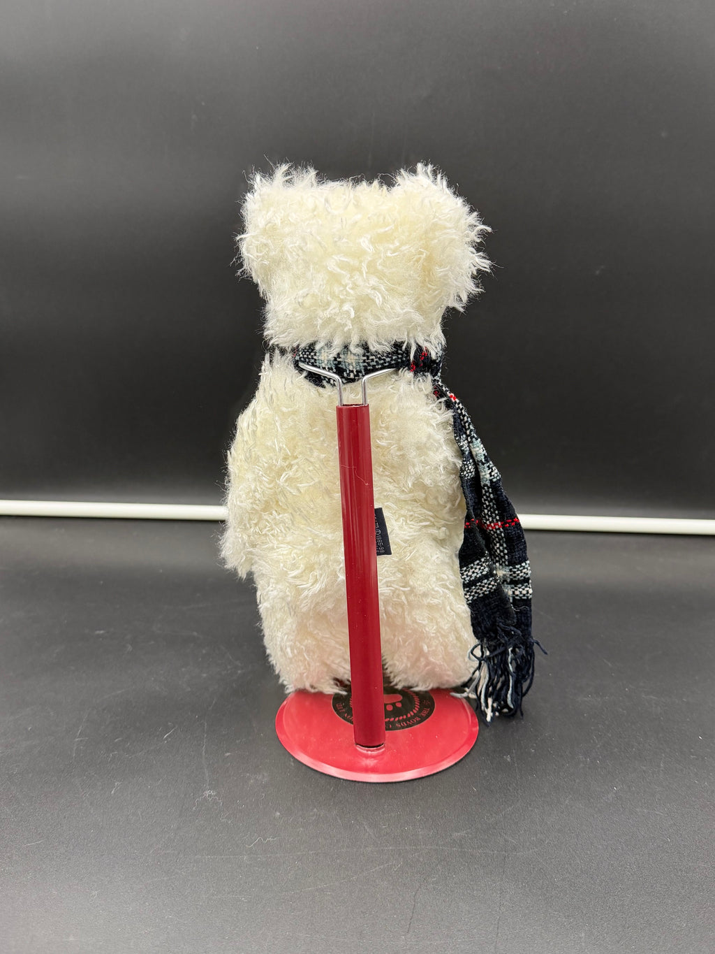 Vintage 1999 Boyds Bears Anissa Whittlebear Plush 12" Jointed White Teddy Bear #912650