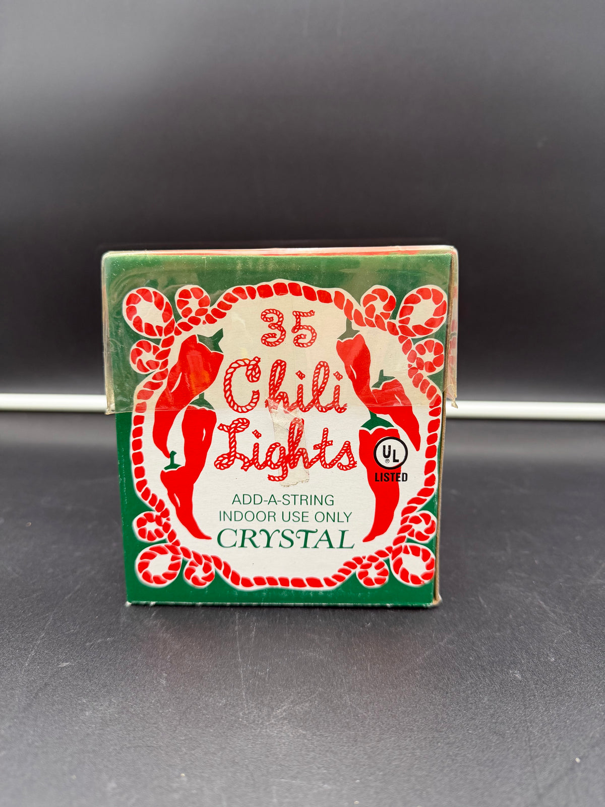 Vintage 90s Crystal Chili Lights 35 Mini Light Set New in Box - Tested Working