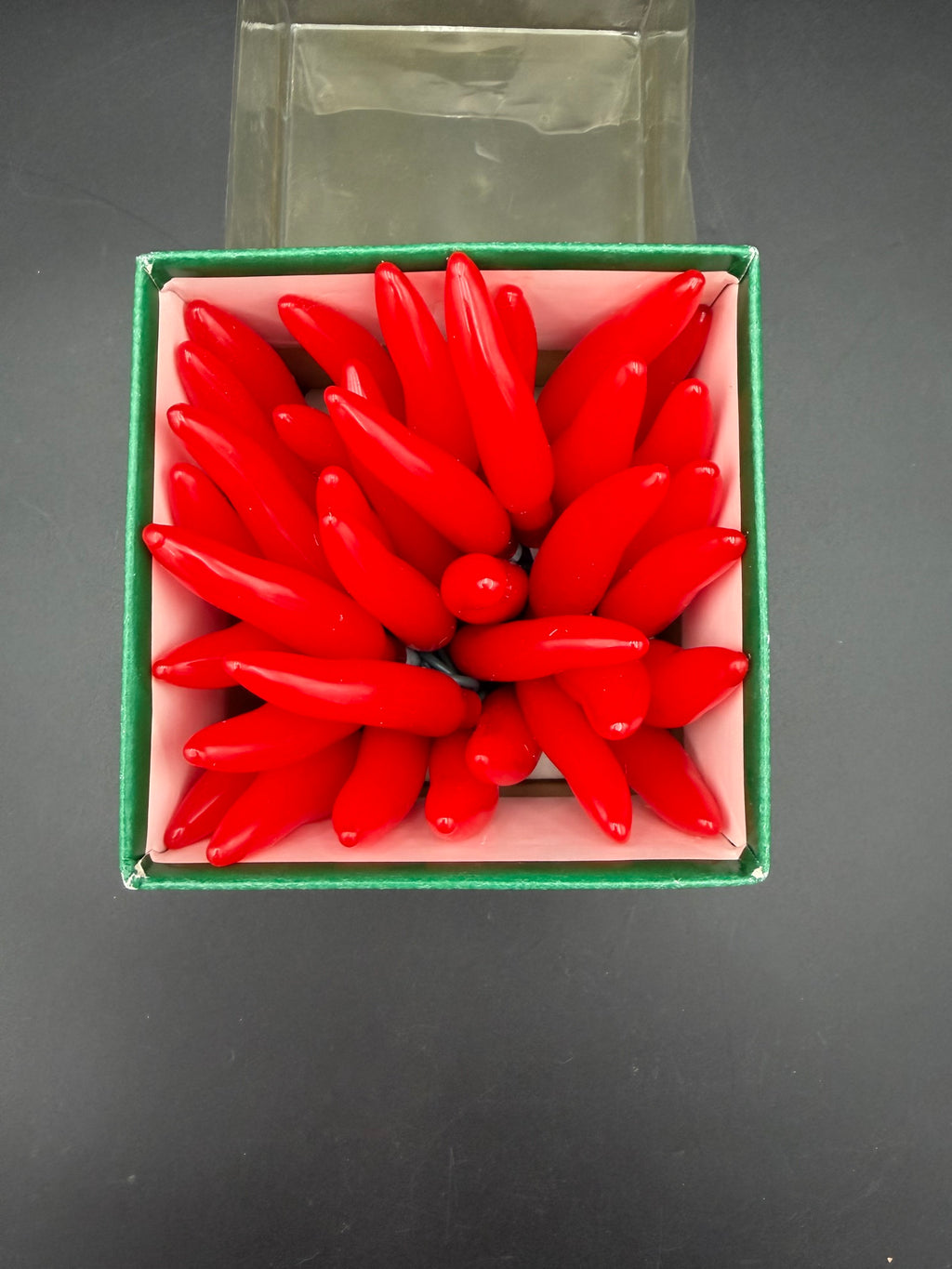 Vintage 90s Crystal Chili Lights 35 Mini Light Set New in Box - Tested Working