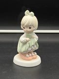 Vintage 1996 Precious Moments Who's Gonna Fill Your Shoes Figurine #531634