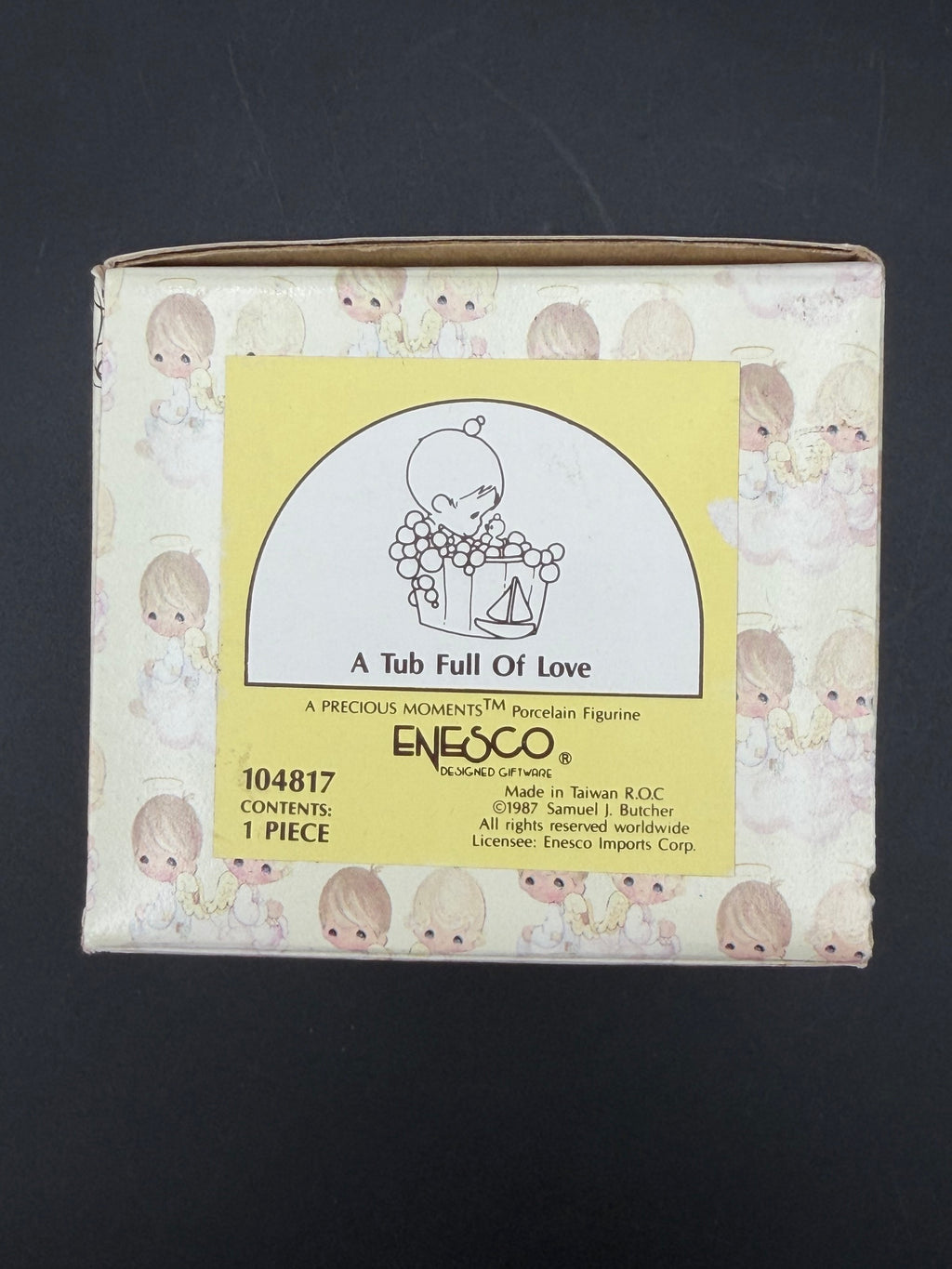 Vintage 1987 Precious Moments A Tub Full of Love Figurine #112313