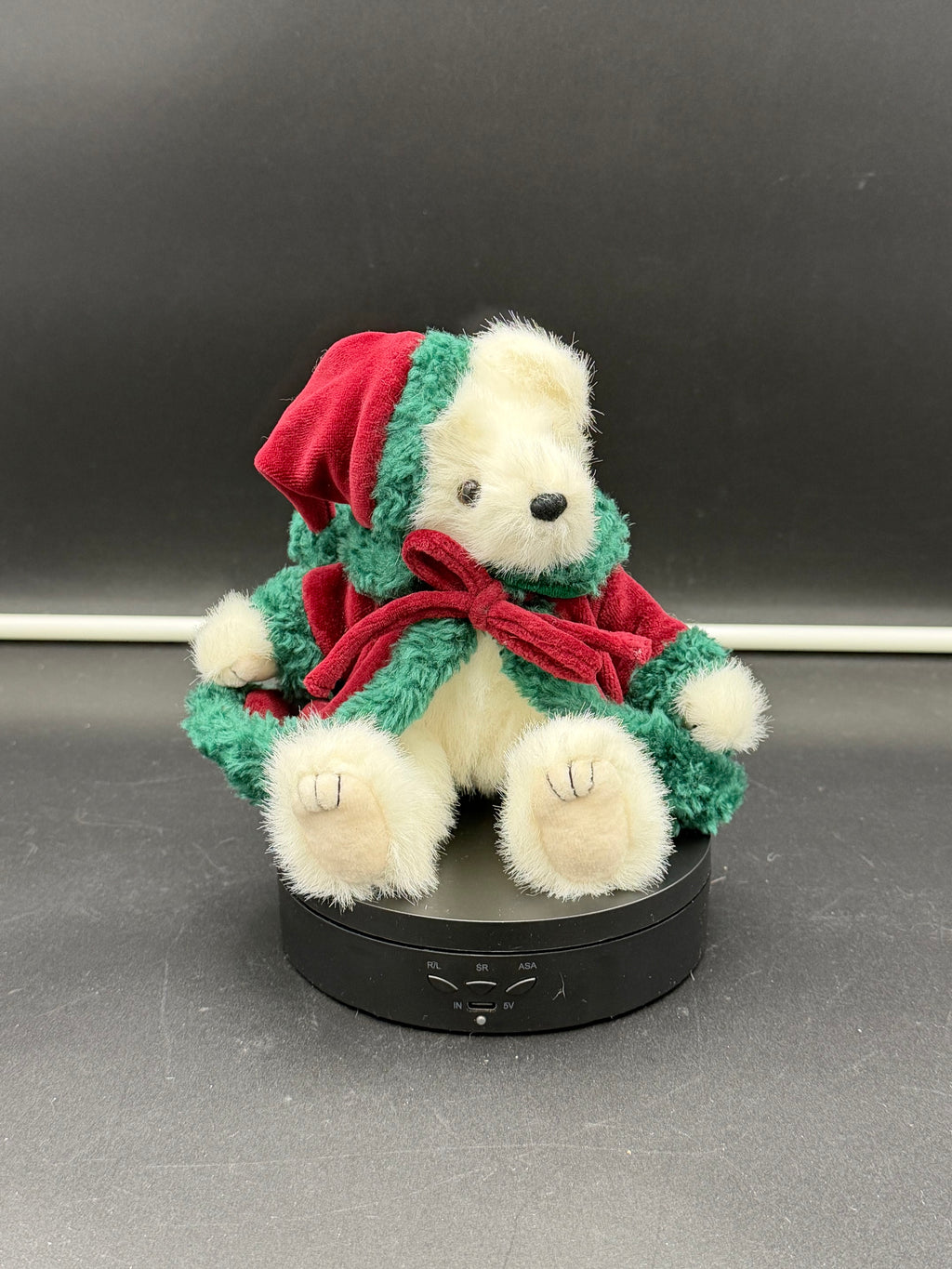 Vintage 2000 Ty Attic Treasures Klause the Christmas Bear Plush 8.5"