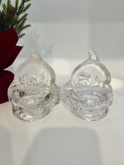 1990s PartyLite Dolphin Tealight/Votive Candle Holders