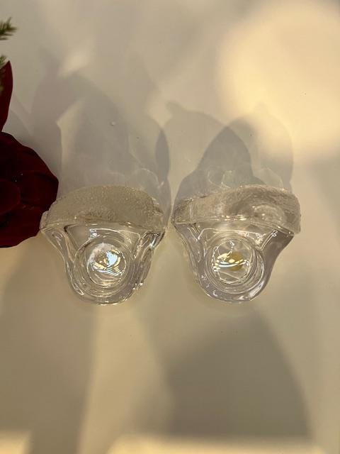 1990s PartyLite Dolphin Tealight/Votive Candle Holders