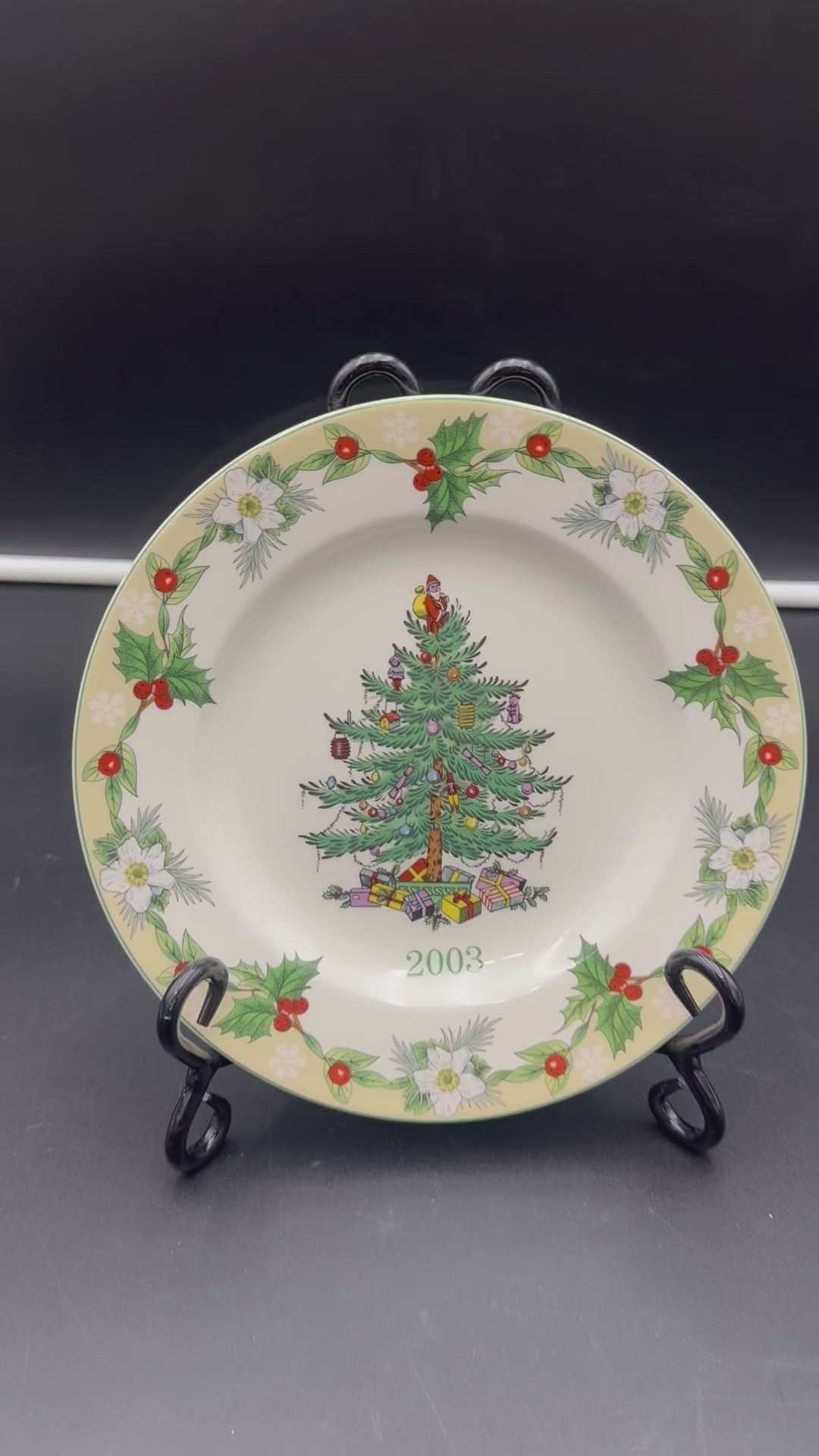 2003 Spode Christmas Tree Annual Collector Plate - 65th Anniversary Edition - Brand New in Original Box