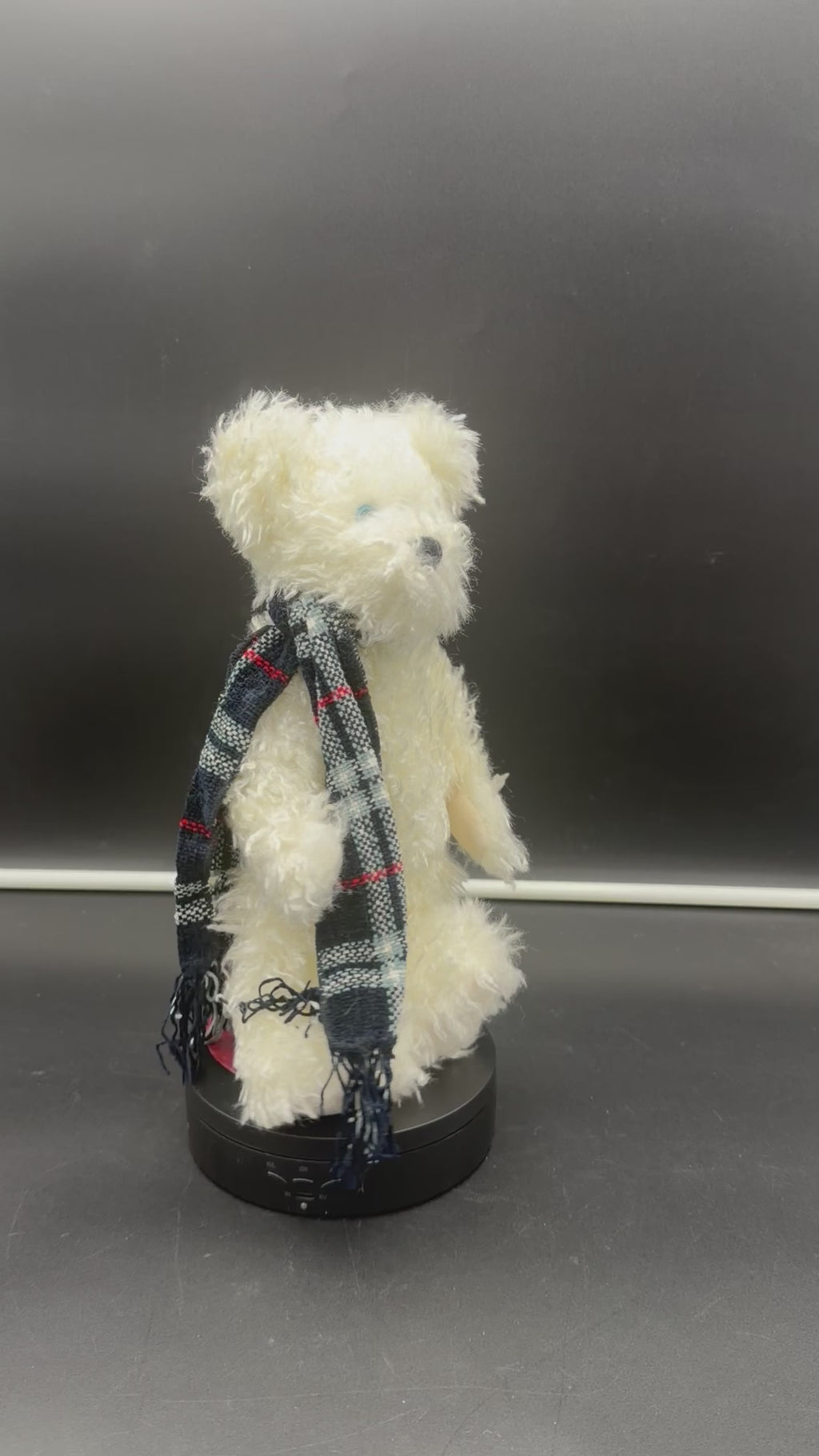 Vintage 1999 Boyds Bears Anissa Whittlebear Plush 12" Jointed White Teddy Bear #912650