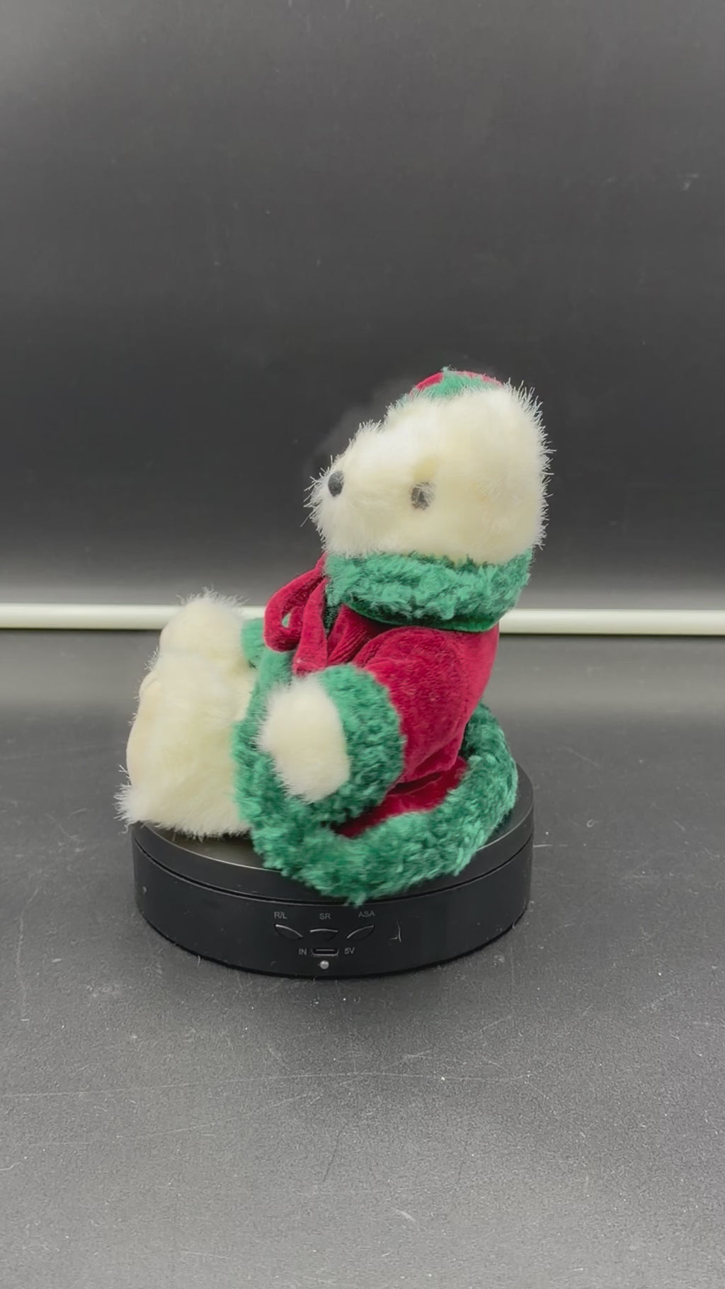 Vintage 2000 Ty Attic Treasures Klause the Christmas Bear Plush 8.5"